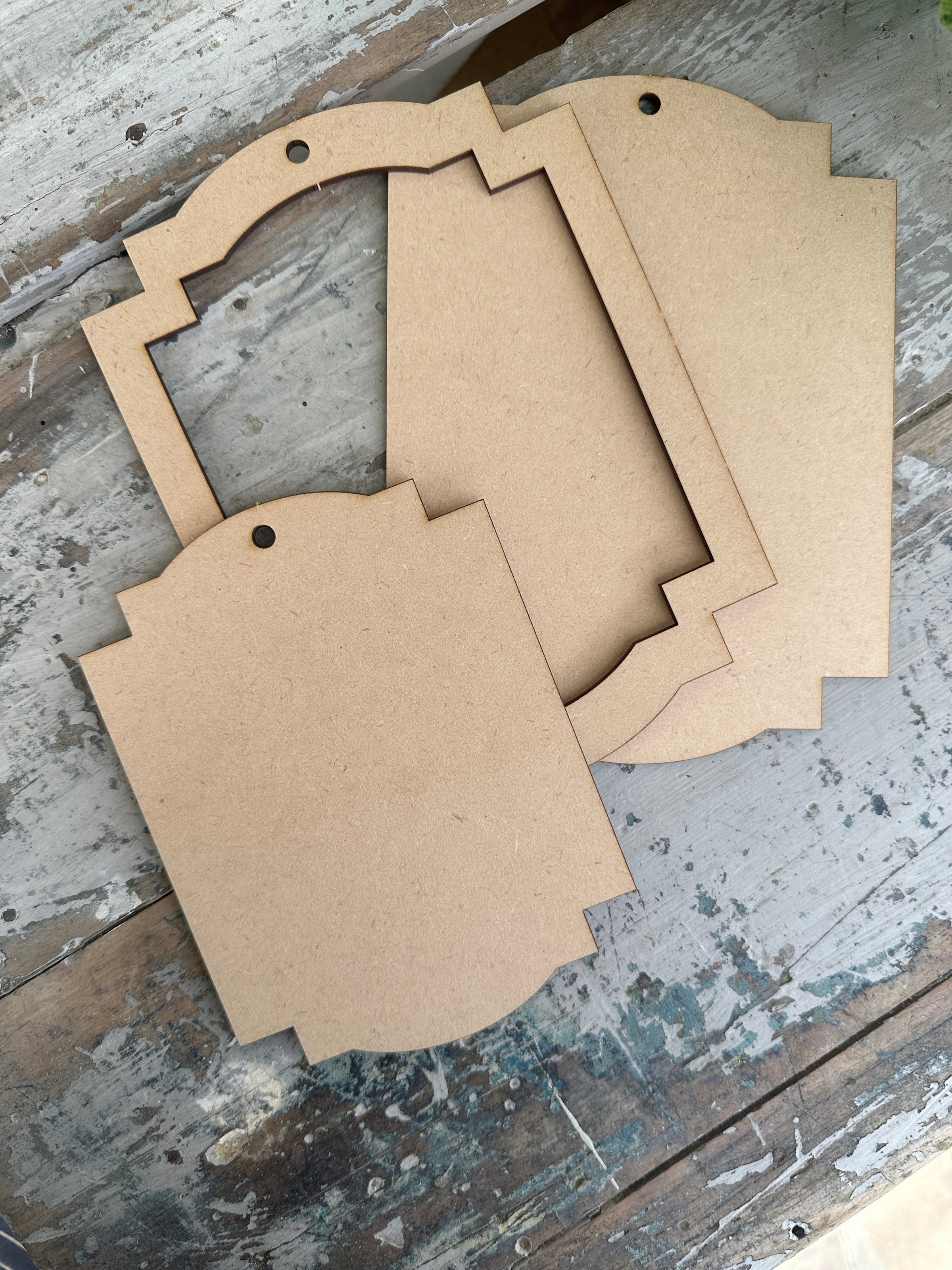 custom supplies blank shapes