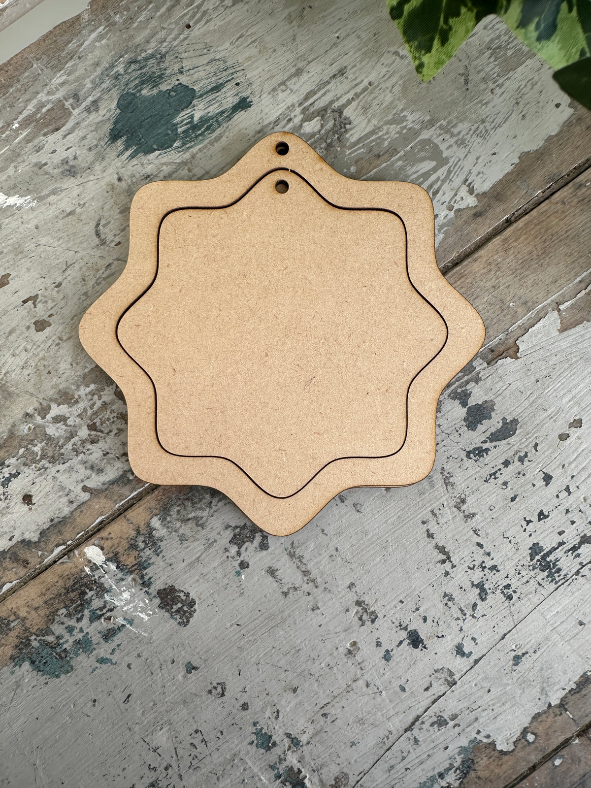 Modern Star 3 piece set Blank MDF shape