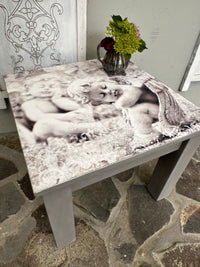 Sleeping Angels square coffee table COLLECT ONLY