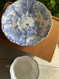 Royal Crown Derby Mikado Blue & White saucer only 1950