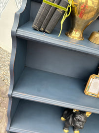 Obsidian Blue Shelf Unit with trailing floral