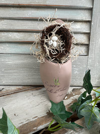 Rose Pink Clog and Bird Nest