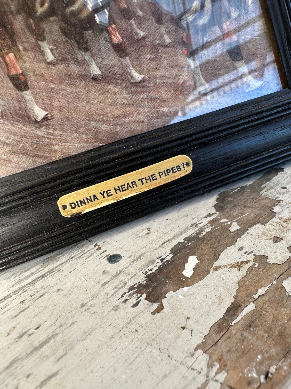 Print Dinna Ye Hear The Pipes?