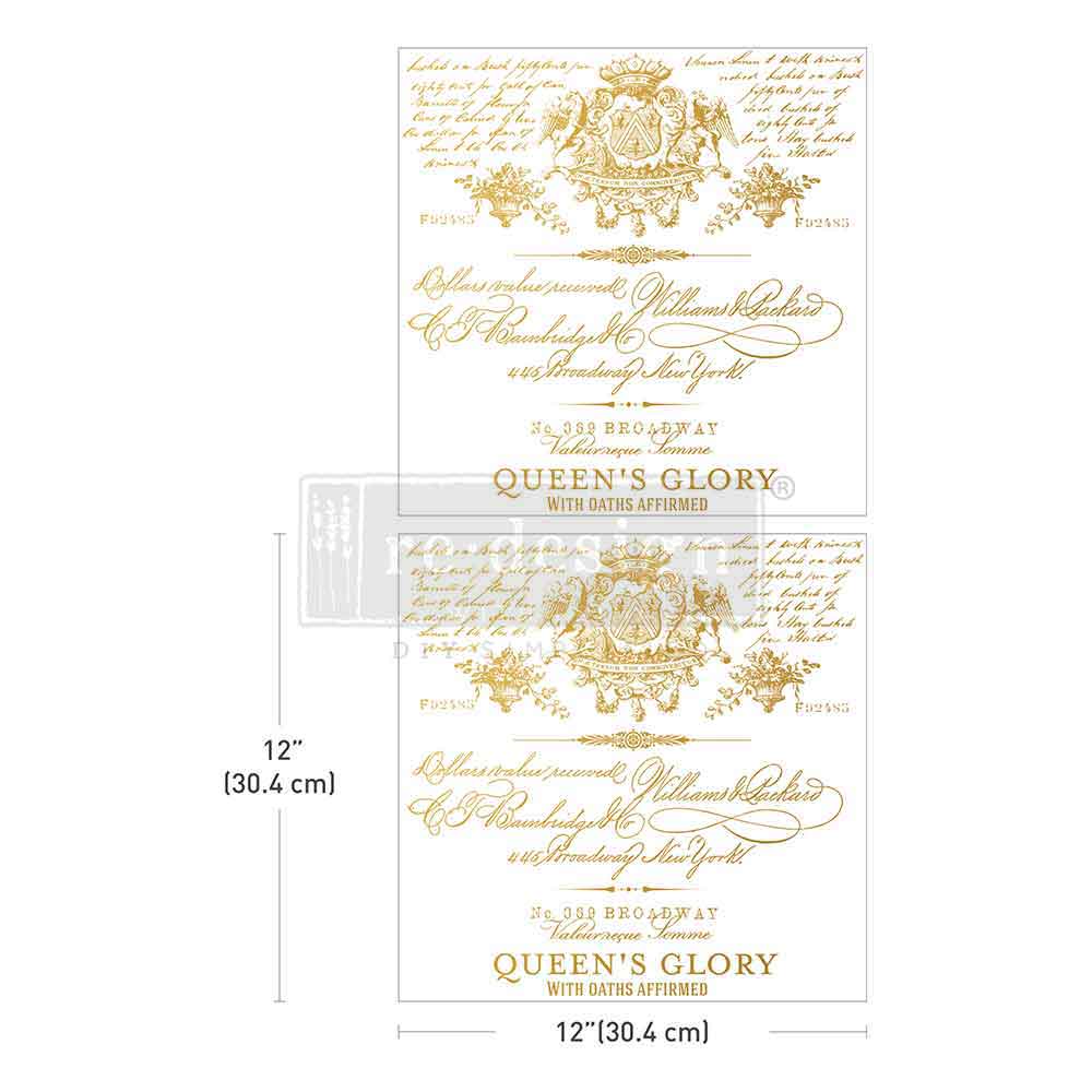 Redesign with Prima transfer maxi Queen's Glory