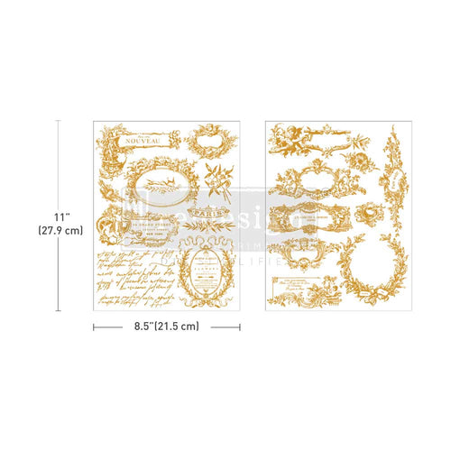 Redesign GOLD transfer Middy Label De Luxe KACHA