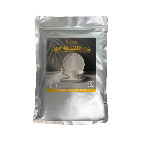 Redesign Casting Mix packaging on a white background. Redesign Casting Mix KIT to use with Moulds