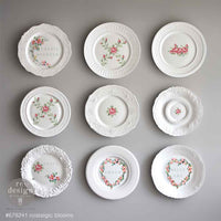 H2O transfer Nostalgic Blooms 2 sheets Redesign with Prima