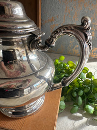 Tea Pot ornate silver plate