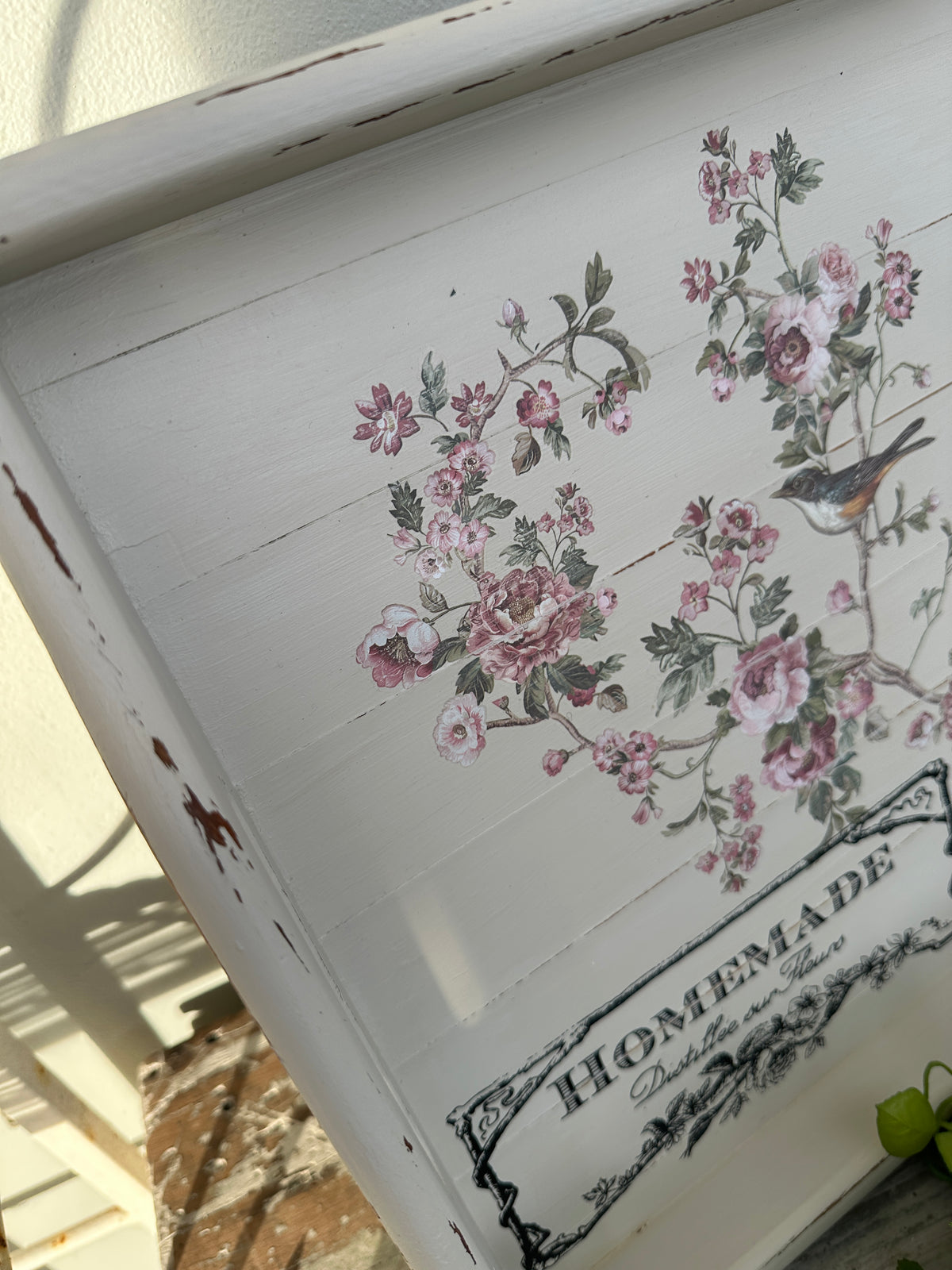 Enchanted Garden wooden tray