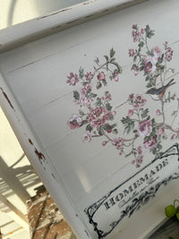 Enchanted Garden wooden tray