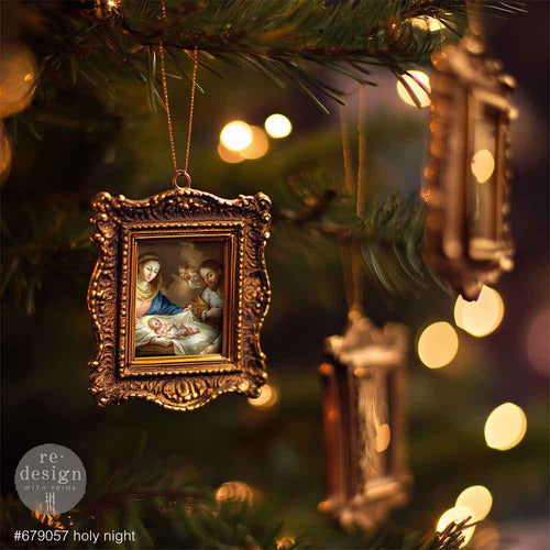 Redesign with Prima transfer A4 Holy Night