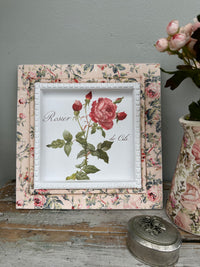 IOD Floral hanging art