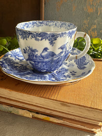 Royal Crown Derby Mikado Blue & White coffee cup only 1951
