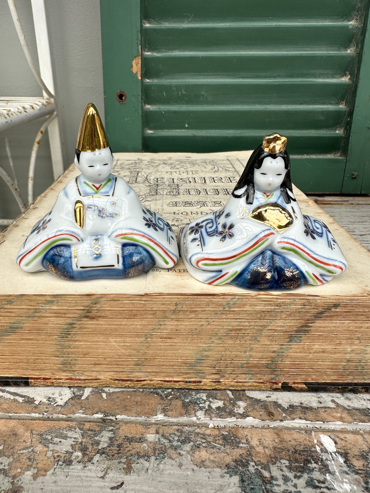 Japanese Hina Dolls set of two