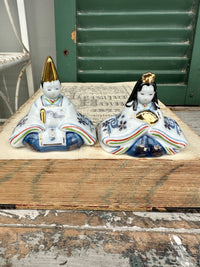 Japanese Hina Dolls set of two
