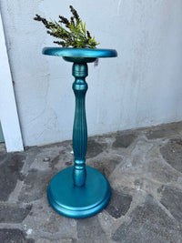 Kingfisher Blue Metallic Table
