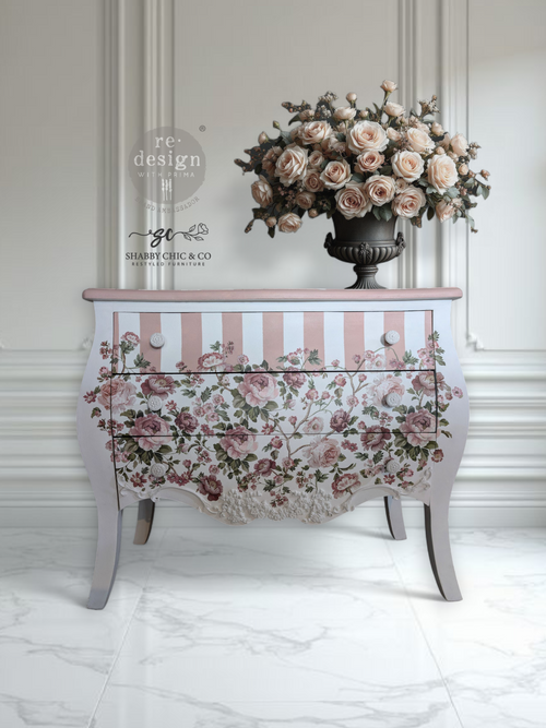Redesign transfer Large Blushing Blooms Symphony Kacha