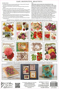 Seed Catalogue I IOD Transfer I sheets | Paint Me Vintage
