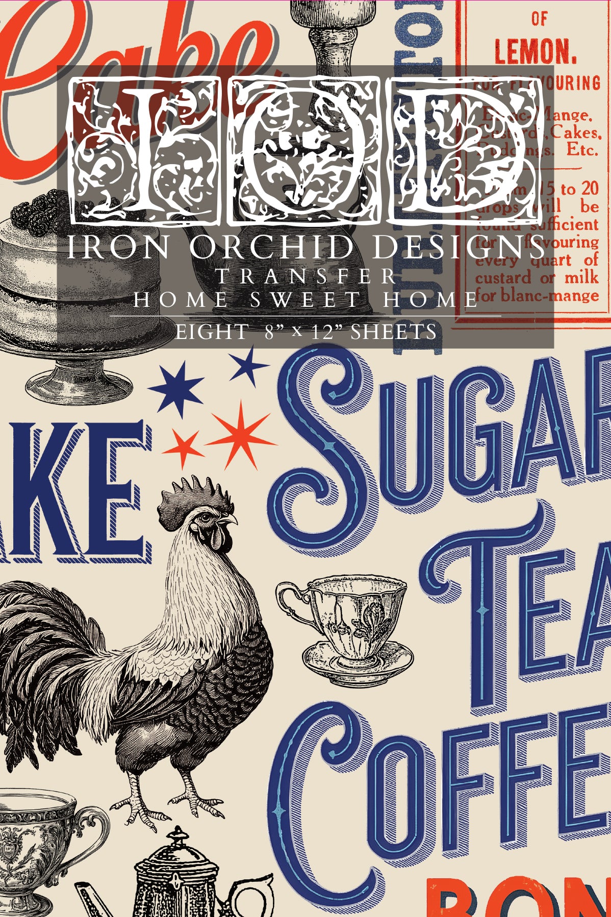 Home Sweet Home IOD Transfer small 8 sheets