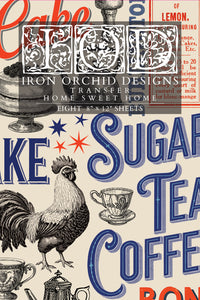 Home Sweet Home IOD Transfer small 8 sheets