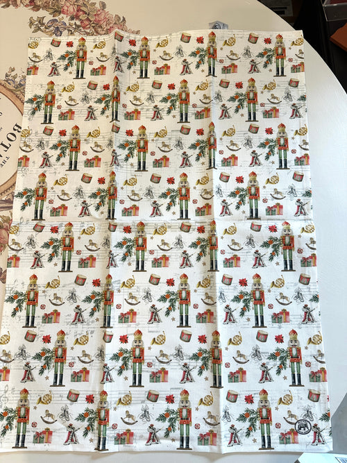 Tea towel Nutcracker Suite patterned Michel Design works