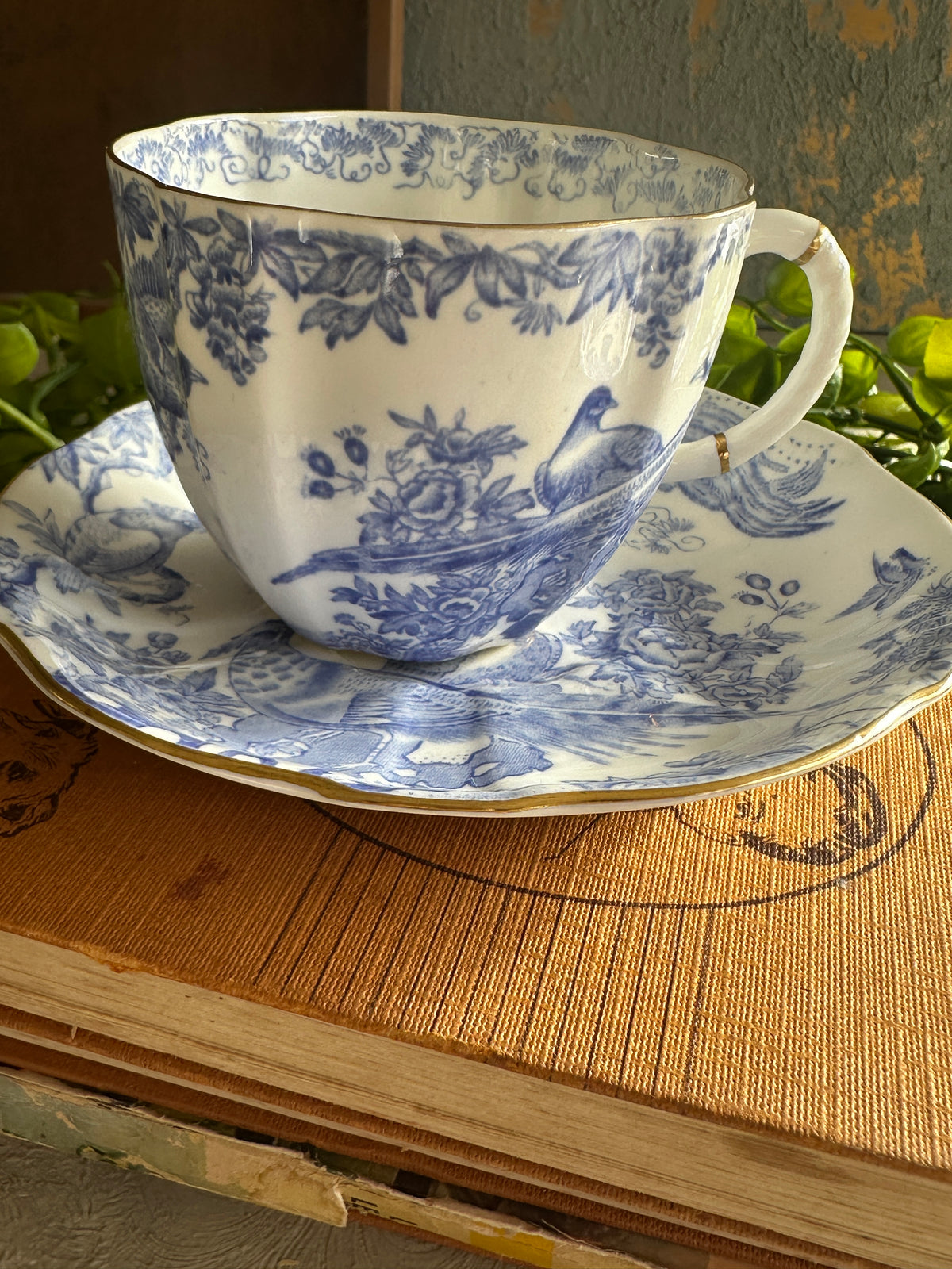 Royal Crown Derby Mikado Blue & White coffee cup only 1950