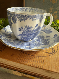 Royal Crown Derby Mikado Blue & White coffee cup only 1950