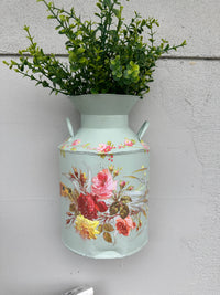 Hanging metal Mint can