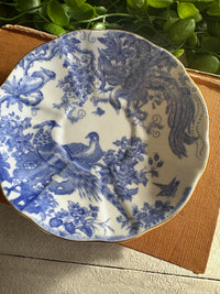 Royal Crown Derby Mikado Blue & White saucer only 1950