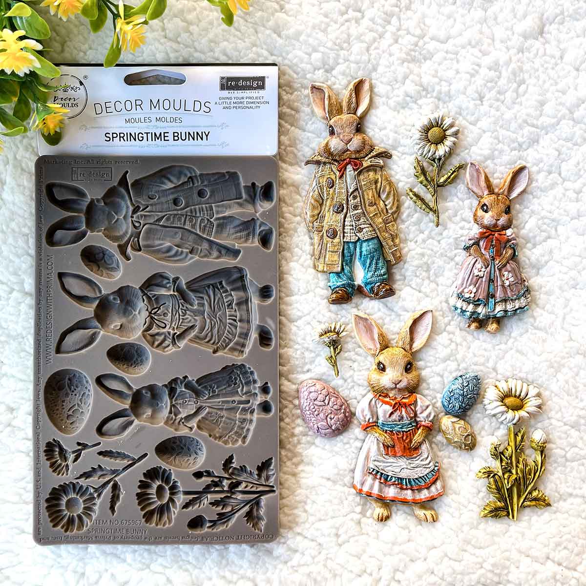 Springtime Bunny Mould by Redesign with Prima
