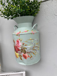 Hanging metal Mint can