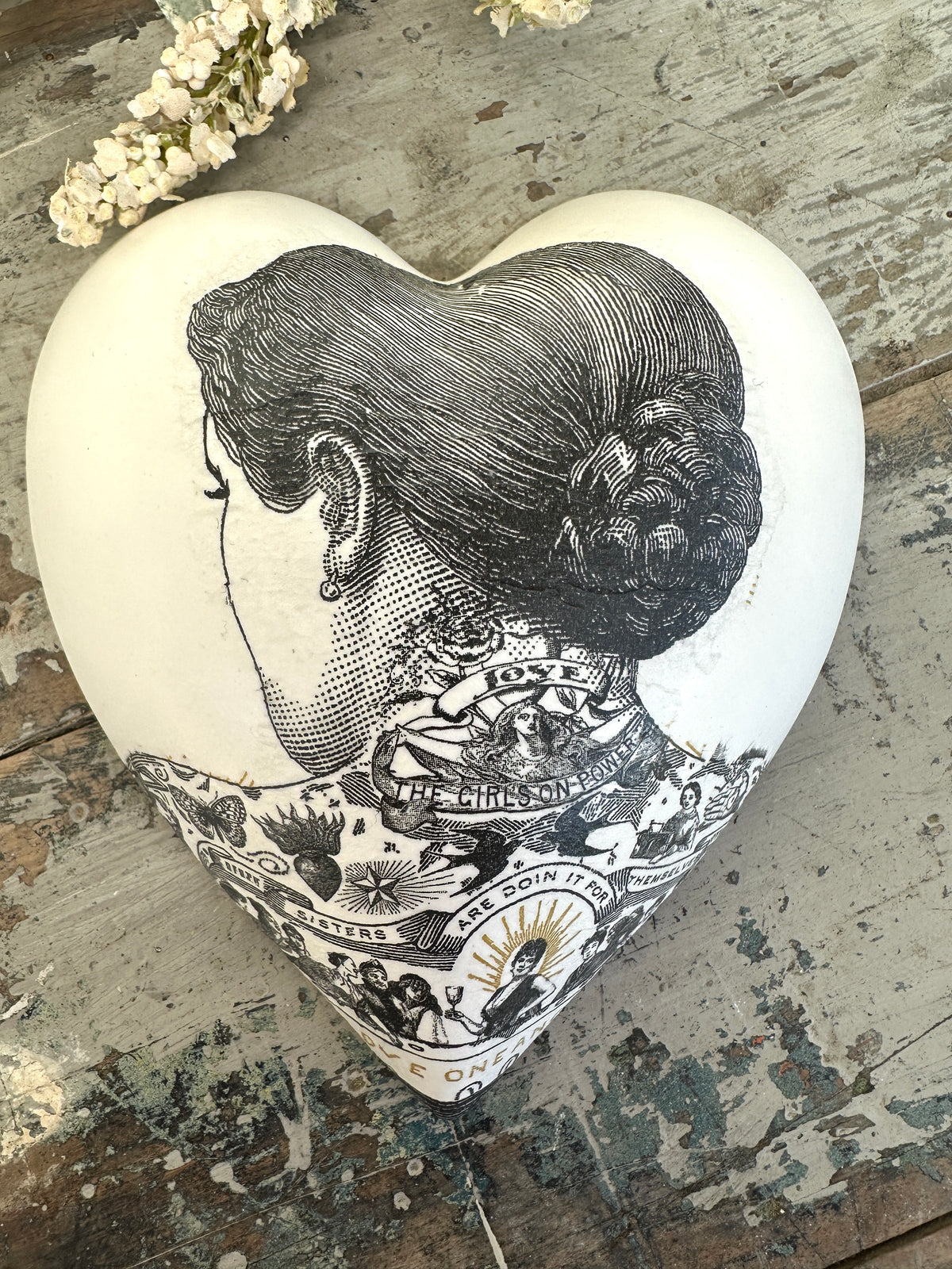 Tattoo Ceramic Heart XL