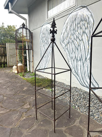 Iron Garden Obelisk frame two sizes COLLECT ONLY