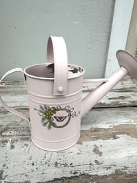 Decorative watering can in Grassmere pink
