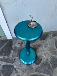 Kingfisher Blue Metallic Table