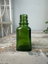 Mini green bottles Vintage