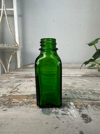 Mini green bottles Vintage