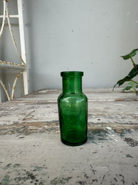 Mini green bottles Vintage