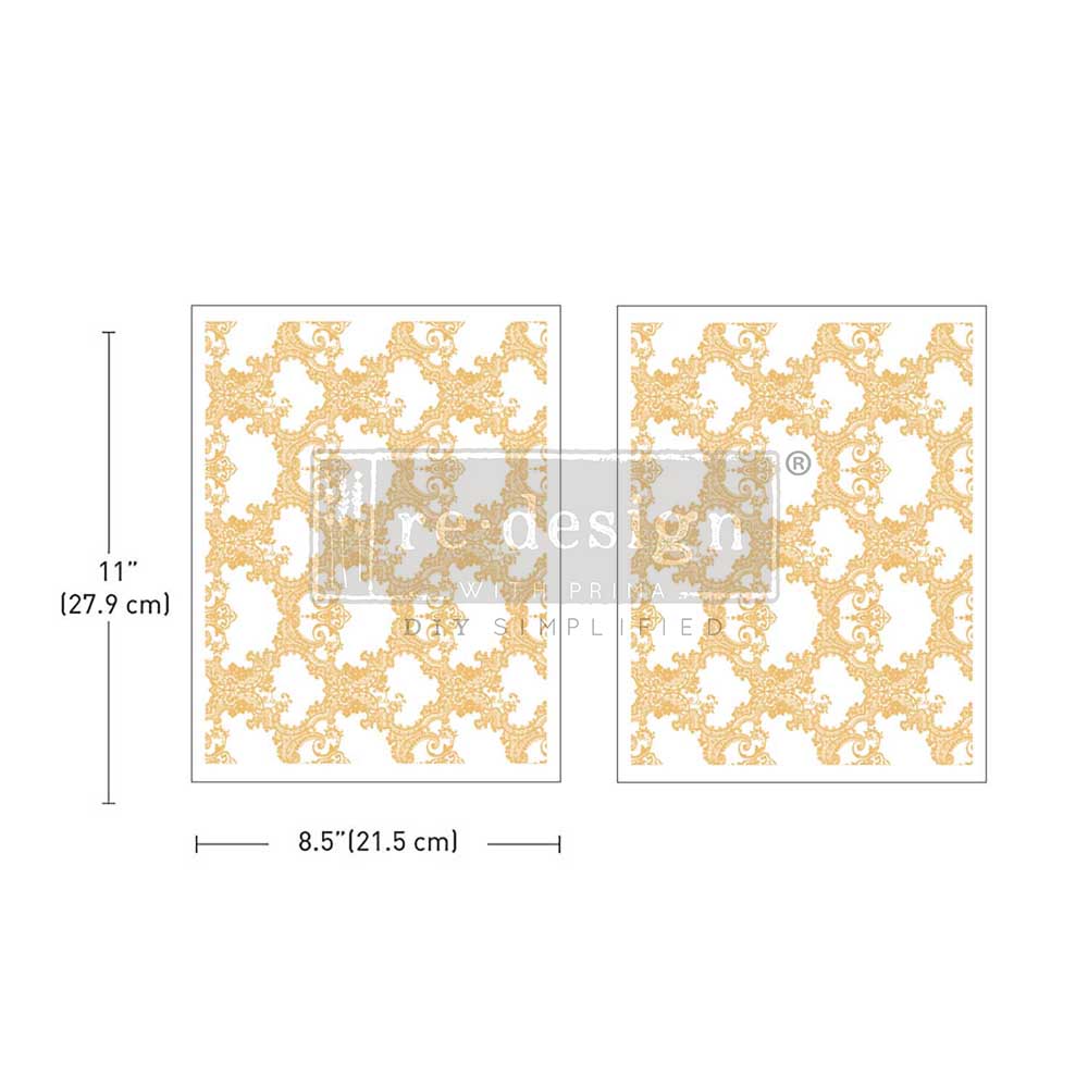 Redesign GOLD transfer Middy Golden Lacework