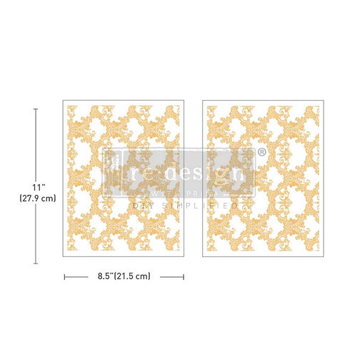 Redesign GOLD transfer Middy Golden Lacework