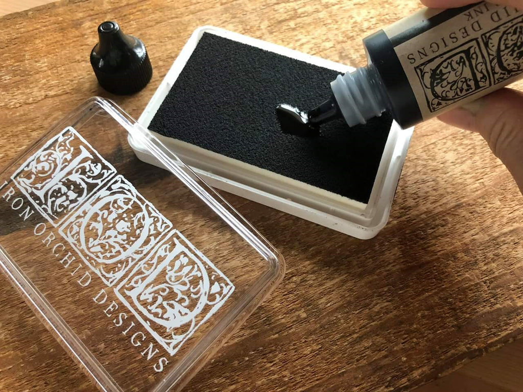 IOD Blank Ink pad for stamping 