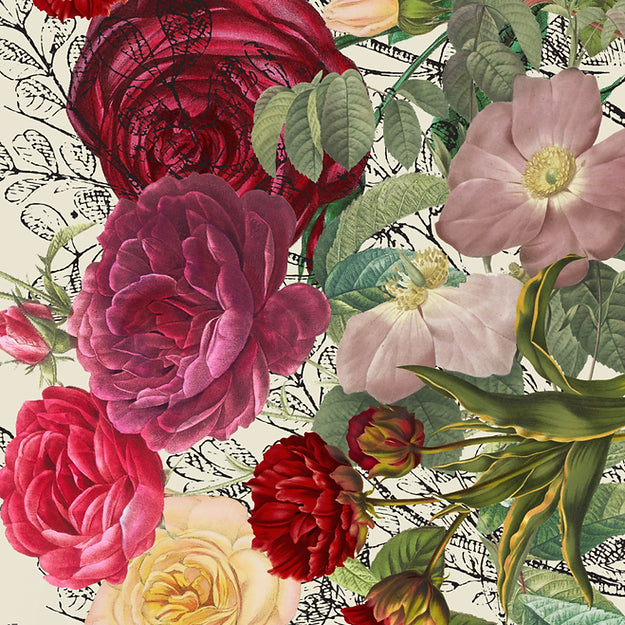 Roses are Red Decoupage Paper set of 3