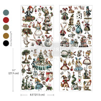 Redesign with Prima transfer middy Whimsical Holiday Dreams 4 sheet