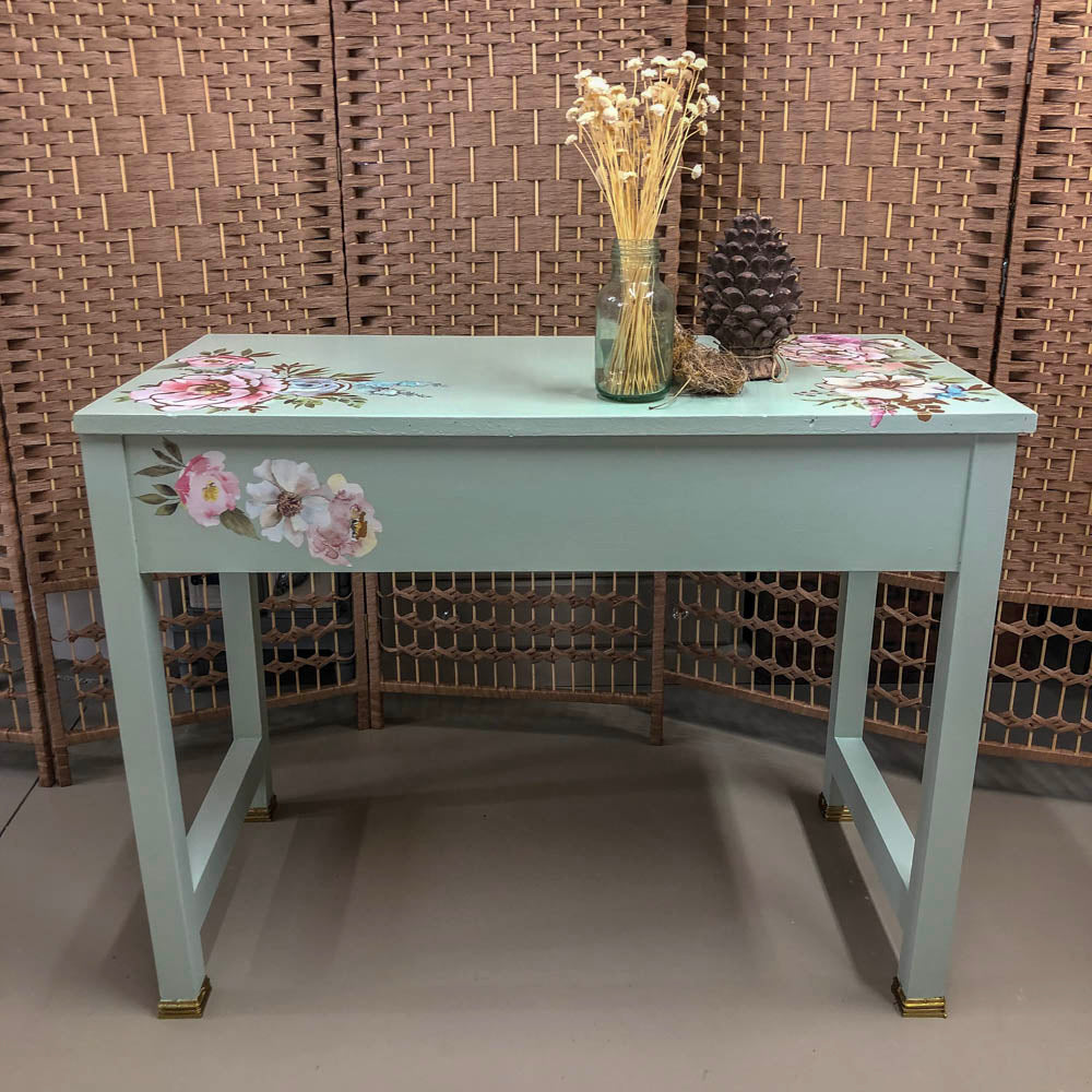 Dusty Miller Sunset Hall Table with drawer | Paint Me Vintage
