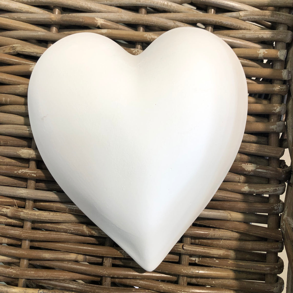 Blank ceramic Heart XLarge Ready to Paint