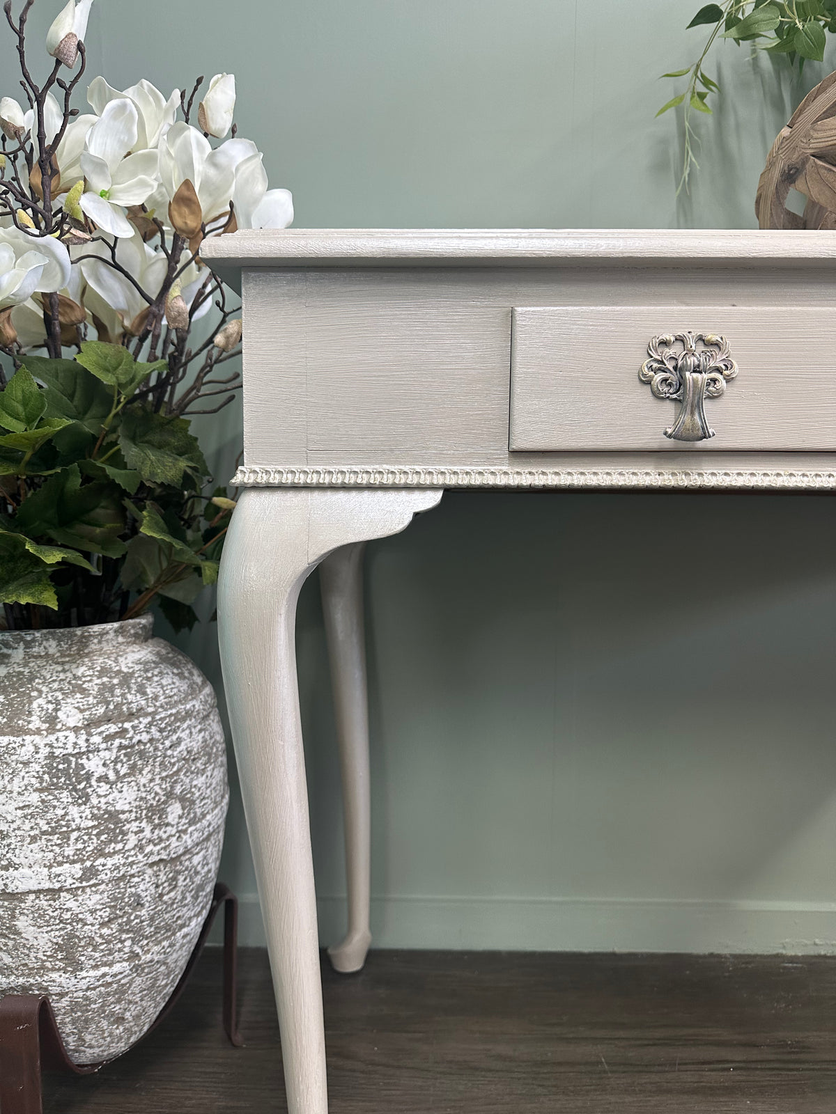 Pearl Lustre Hall table | Paint Me Vintage