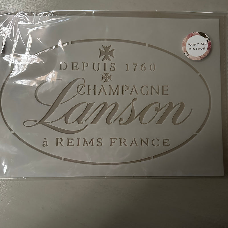 Champagne Stencil  - choice of 3