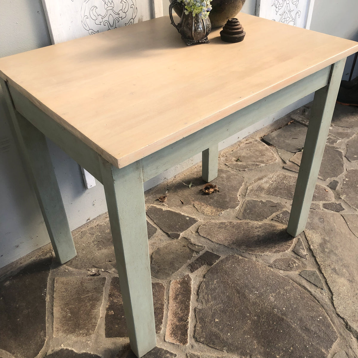 Duckegg & Potters Clay Dining Table small | Paint Me Vintage