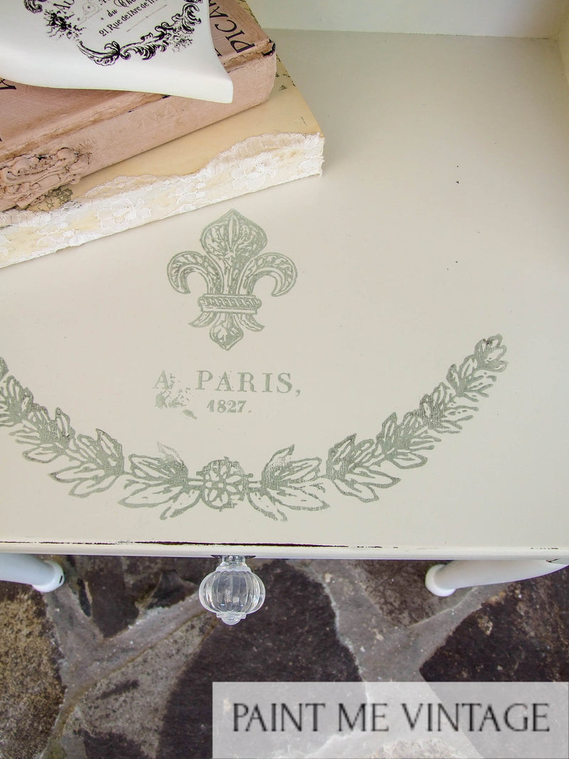 Iron Orchid Decor Stamping on Furniture