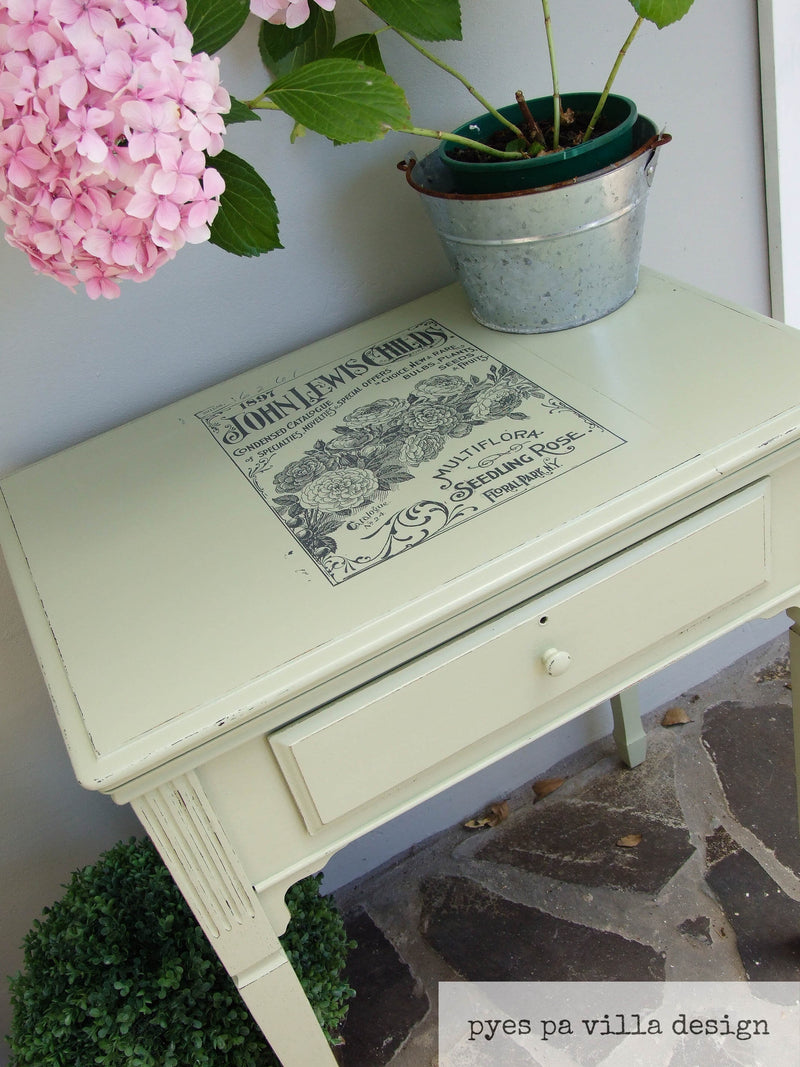French Provincial Hall table from a re-purposed sewing table